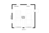 Craftsman House Plan - Countryside Garage 39717 - 1st Floor Plan