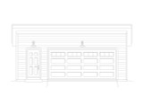Contemporary House Plan - Lakeville Garage 54559 - Front Exterior