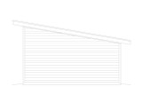 Contemporary House Plan - Lakeville Garage 54559 - Right Exterior