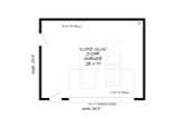 Contemporary House Plan - Lakeville Garage 54559 - 1st Floor Plan