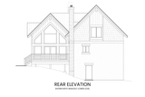 Lodge Style House Plan - Alpine Sorrel 72467 - Rear Exterior