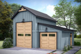 Craftsman House Plan - Countryside RV Garage 87210 - Front Exterior
