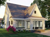 Farmhouse House Plan - Middlebrook 78552 - Rear Exterior