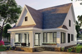 Farmhouse House Plan - Middlebrook 78552 - Rear Exterior