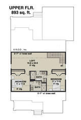Farmhouse House Plan - Ashburn 99334 - 2nd Floor Plan