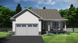 Farmhouse House Plan - Ashland 12011 - Rear Exterior