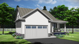Farmhouse House Plan - Ashland 12011 - Rear Exterior