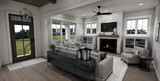 Farmhouse House Plan - Ashland 12011 - Great Room