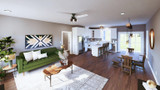 Secondary Image - Country House Plan - 47060 - Living Room