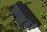 Traditional House Plan - 45021 - Aerial View - 