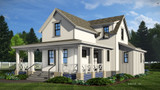 Farmhouse House Plan - Prescott 14705 - Front Exterior