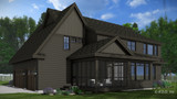 Traditional House Plan - Raven 34356 - Rear Exterior