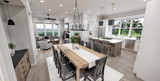 Farmhouse House Plan - Preston 80495 - Dining Room