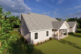 Farmhouse House Plan - 99302 - Rear Exterior
