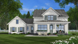 Farmhouse House Plan - Harmony 91153 - Rear Exterior