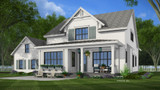 Farmhouse House Plan - Harmony 91153 - Rear Exterior