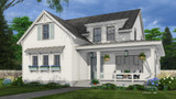 Farmhouse House Plan - Michaela Marie 15585 - Front Exterior