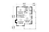 Country House Plan - 36765 - 1st Floor Plan
