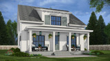 Farmhouse House Plan - Marilyn 53509 - Rear Exterior