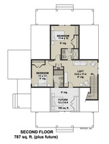 Farmhouse House Plan - Marilyn 53509 - 2nd Floor Plan