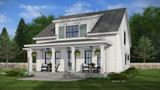 Farmhouse House Plan - Monroe 64493 - Rear Exterior