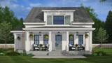 Farmhouse House Plan - Monroe 64493 - Rear Exterior