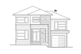 Modern House Plan - 21475 - Front Exterior