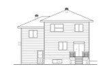 Modern House Plan - 21475 - Rear Exterior