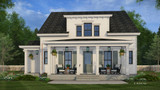 Farmhouse House Plan - Myrtle 70192 - Rear Exterior