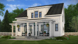 Farmhouse House Plan - Myrtle 70192 - Rear Exterior