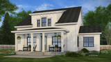 Farmhouse House Plan - Madison 63337 - Rear Exterior