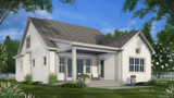 Farmhouse House Plan - Brighton Meadows 31374 - Rear Exterior