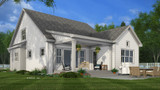 Farmhouse House Plan - Silver Lake 15251 - Rear Exterior