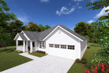 Cottage House Plan - Green Lane 14841 - Front Exterior