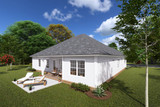 Cottage House Plan - Green Lane 14841 - Rear Exterior