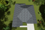 Cottage House Plan - Green Lane 14841 - Aerial View - 