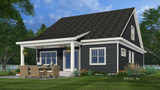 Bungalow House Plan - Grover 32595 - Rear Exterior