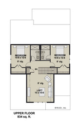 Bungalow House Plan - Grover 32595 - 2nd Floor Plan