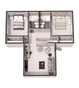 Farmhouse House Plan - Grover 32595 - 2nd Floor Plan Dollhouse - 