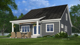 Craftsman House Plan - Adrian 87466 - Rear Exterior