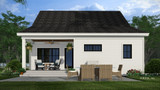 Farmhouse House Plan - Charleston 69153 - Rear Exterior