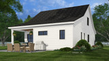 Farmhouse House Plan - Chattanooga 14614 - Rear Exterior
