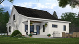 Farmhouse House Plan - Chattanooga 14614 - Rear Exterior