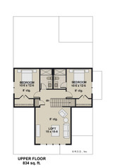 Farmhouse House Plan - Chattanooga 14614 - 2nd Floor Plan