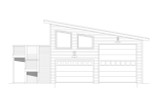 Contemporary House Plan - Clear Creek Garage 90782 - Front Exterior