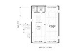 Contemporary House Plan - Clear Creek Garage 90782 - 1st Floor Plan