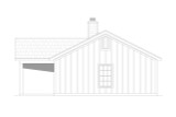 Farmhouse House Plan - Fairhaven 3 89247 - Right Exterior
