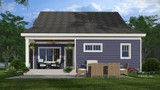 Bungalow House Plan - Great Falls 92162 - Rear Exterior