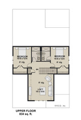 Bungalow House Plan - Great Falls 92162 - 2nd Floor Plan