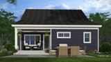 Bungalow House Plan - Gaston 28945 - Rear Exterior